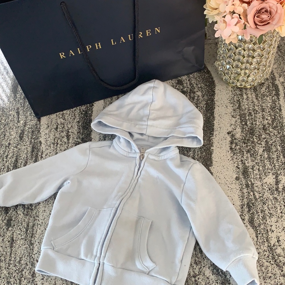 Children’s Ralph Lauren zipper hoodie sz 9mo